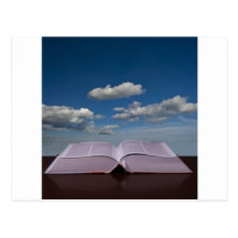 open book post cards
