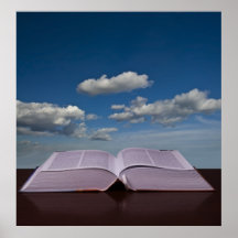 open book print
