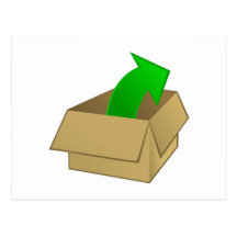 Open Box Postcard