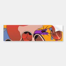Open Hearted Bumper Stickers