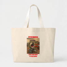 Open Source Open Your Mind To The Future (Duke) Tote Bag