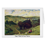 Open Valley By Hans Thoma Greeting Cards