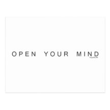 OPEN YOUR MIND POST CARD
