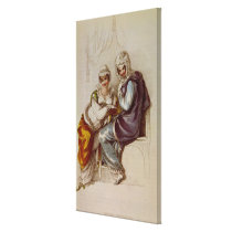 Opera dresses, Ackermann print, 1811 canvas prints