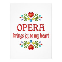 Opera Joy Custom Invitation