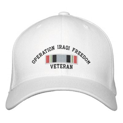 Operation Iraqi Freedom Veteran Embroidered Hats