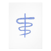 Ophiuchus. Zodiac Sign in Blue. Announcements