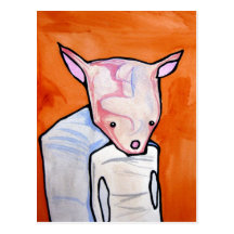 opossum!! postcard