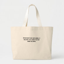Opportunity Does Not Knock Canvas Bag