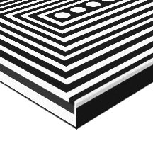 Optic Hex Gallery Wrapped Canvas