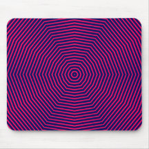 Optical Illusion Lines Mousemat
