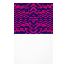 Optical Illusion Lines Stationery