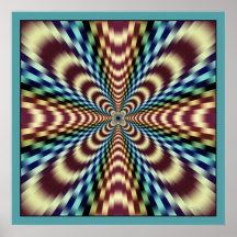 Optical Illusion of Vibration Print