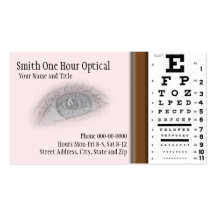 Optometrists Business Card