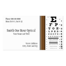 Optometrists Business Card