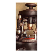 Optometry - Lens cutting machine Customised Rack Card