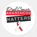 Oral Cancer Awareness Matters Sticker