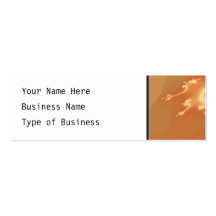 Orange Abstract Design. Business Card Templates