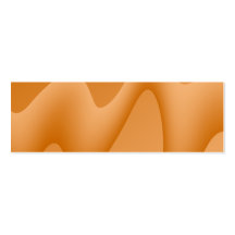 Orange Abstract Wave Image. Business Card