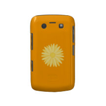 Orange and Yellow Floral Design. Blackberry Cases