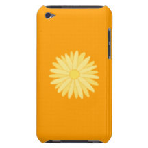 Orange and Yellow Floral Design. Barely There iPod Covers