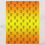 Orange and yellow owl pattern flyers