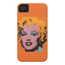 Orange Beautiful Woman iPhone 4 Cases