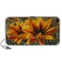 Orange Burst Flora Speakers