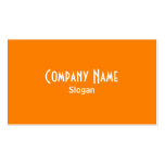 Orange Business Card