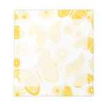 Orange butterflies Notepad