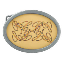 Orange CB Belt Buckle
