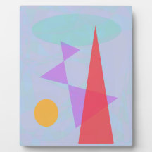 Orange Cone Photo Plaque