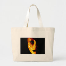 Orange Face Canvas Bags