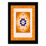 Orange Flying Magic Carpet Personalised Announcements