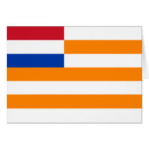 Orange Free State, South Africa flag Greeting Card