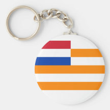 Orange Free State, South Africa flag Keychain
