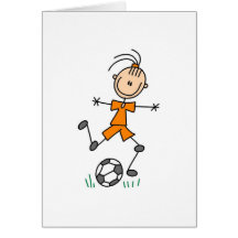 Orange Girls Soccer Card