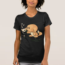 Orange Kacheek wishing on a dandelion t-shirts