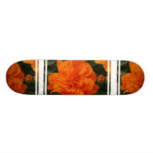 Orange Marigolds Skate Board Decks