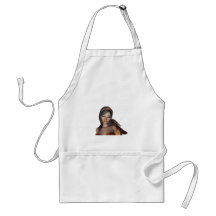 Orange Monarch Pixie Butterfly Fairy 1 - Apron