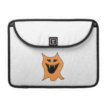 Orange Monster. Sleeves For MacBooks