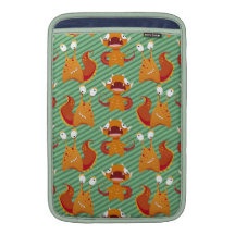 Orange Monster Stripes Sleeves For MacBook Air