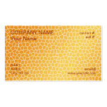 Orange mosaic business card