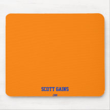Orange Mouse Pad