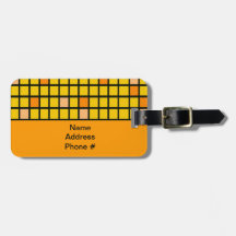 Orange Plaid Pattern