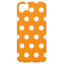 Orange Polka Dot iPhone 5 Case