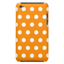 Orange Polka Dot iPod Touch Case