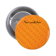Orange polka dots on orange background pins