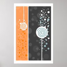 Orange Print