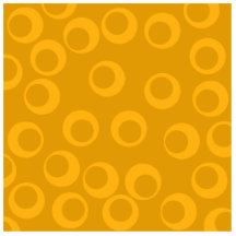 Orange retro pattern. acrylic cut outs